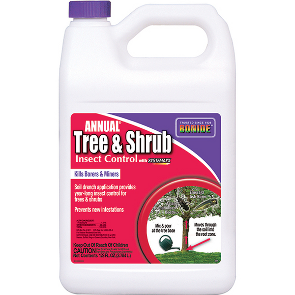 BONIDE ANNUAL TREE & SHRUB INSECT CONTROL CONCENTRATE 1 GAL (8.750 lbs)