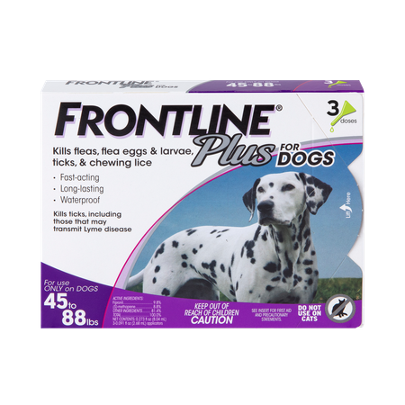 Boehringer Ingelheim Frontline Plus For Dogs (45-88 lbs 3 Count)