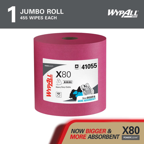 Kimberly Clark WypAll® PowerClean™ X80 Heavy Duty Cloths
