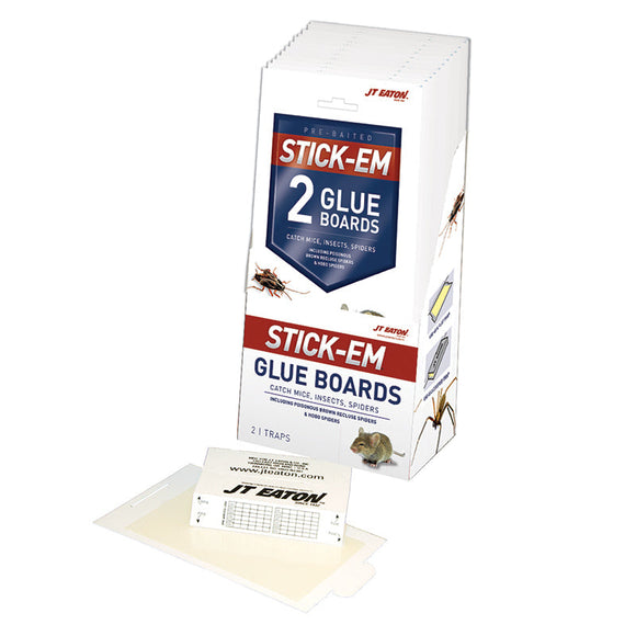 JT Eaton Stick-Em® Glue Boards (2)