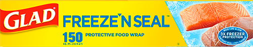 Glad Freeze’n Seal™ Plastic Food Wrap 150 sq. ft.