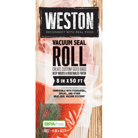 Weston® Vacuum Sealer Bags, 8 In X 50 Ft Roll - Du Bois, PA