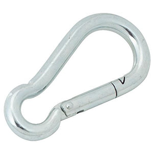 Campbell 7/16" Spring Snap Link, Steel, Zinc Plated, #2450