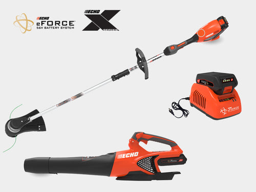 Echo eForce™ & X Series DCP-BVRVS1B Trimmer and Blower Combo Kits