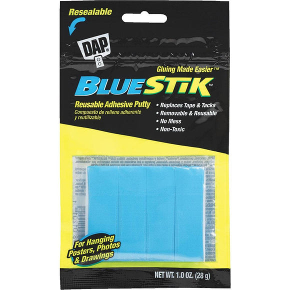 DAP Blue Stik 1 Oz. Blue Reusable Adhesive Putty