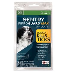 Sentry Fiproguard Max for Dogs Flea & Tick Squeeze-On (89-132 lbs - 3 Month Supply)