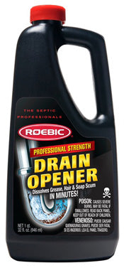 Roebic Professional Strength Liquid Drain Opener Quart
