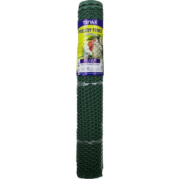 PLASTIC HEX NET POULTRY FENCE (3X25 FOOT)